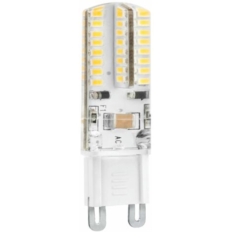 Bombilla LED Silicona G9 3W 230V Neutra Matel