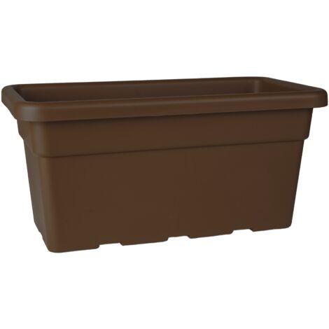 Jardinera Vulcano Zanvic bronce 60 x 32 x 28 cm (35 L) en plástico (1/2)