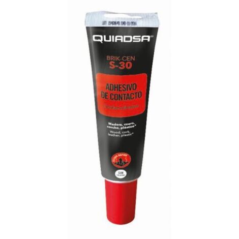 Cola contacto sin tolueno secado rapido Brik-Cen S-30  Quiadsa Brik-Cen S-30  Bote de 250 ml. (1/2)