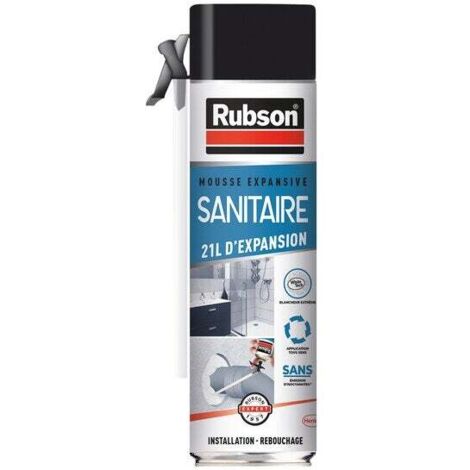 Espuma expansiva sanitaria inf. 0,1% iso RUBSON blanco 500ml/21l Rubson (1/3)