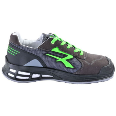 Zapatos de seguridad U-Power Egon S1P SRC ESD - 39 (EU) - Antracite/Verde