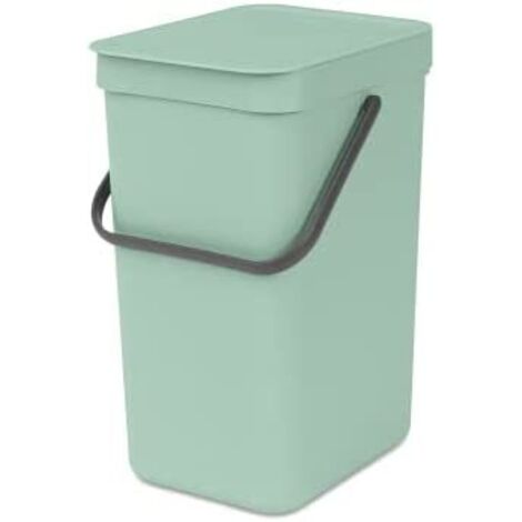 CUBO RECICLAJE SORT & GO' VERDE JADE 12 L - 21 18 29 (1/5)