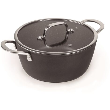 CACEROLA ALTA ALUMINIO FORJADOCON TAPA EASY (1/2)