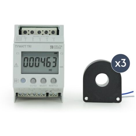 Delta Dore 6110010 Indicador de consumo para contador trifásico Tywatt Tri (1/3)