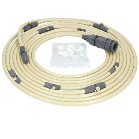 Ferrestock Nebulizador Blanco 15 m blanco refrescante jardín (1/8)
