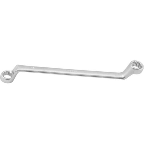 Llave de anillo desplazada Topex 14x15 mm: para tornillos en lugares de difícil acceso