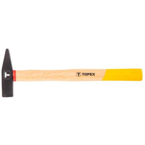 Martillo de cerrajero Topex de 300 g con mango de madera maciza