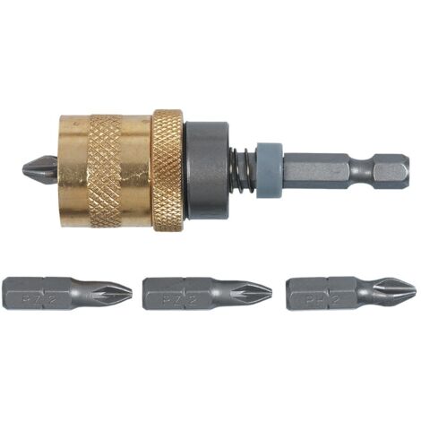 Portapuntas Topex de 1/4" y 65 mm, 5 piezas, ideal para destornilladores (1/2)