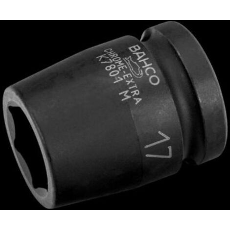 BAHCO LLAVE VASO IMPACTO HEXAGONAL 1/2 DE 32 mm=K7801M32