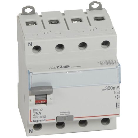 Interruptor diferencial Legrand 411665 DX3 4P 40A 300mA AC