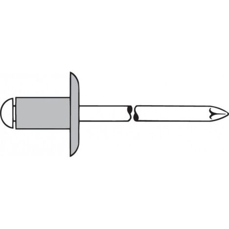 Remache Vastago De Mandril D X L 4 X 12 Mm K12 Alumin 500 Pz