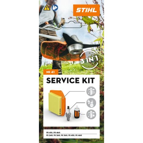 Desbrozadora stihl service kit 41 filtro aire bujía