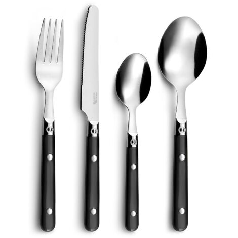CUBERTERIA SAXO NEGRO 16 PIEZAS AMEFA (1/2)