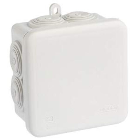 Caja de derivación estanca súper ecológica 650°C - IP55 - SUM'OHM 80x80x45 - 7 entradas