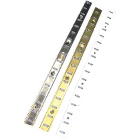 Soporte MONIN SAS - Lacado blanco - Anchura 16 mm - Barra de 2 mL - 272705