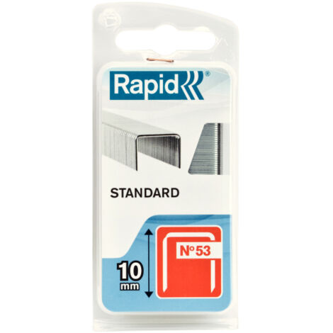 Grapas rápidas de alambre fino núm. 53 (10 mm) - paquete de 1.060 uds. (1/5)