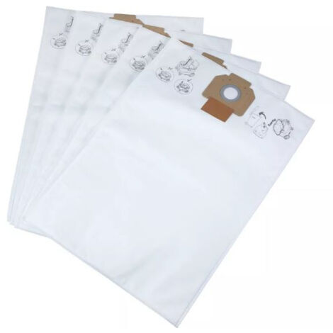 Milwaukee Bolsa filtrante para aspiradora paquete de 5 bolsas (1/2)
