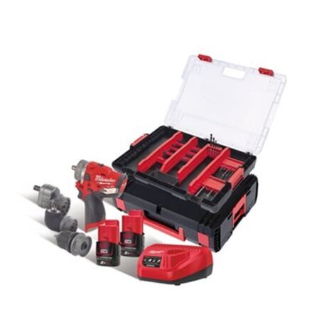 Taladro a batería M12   FPDXKIT-202X  Milwaukee (1/5)