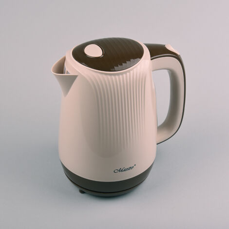 Feel-Maestro MR042 beige tetera eléctrica 1,7 L 2200 W Beige, Marrón (1/5)