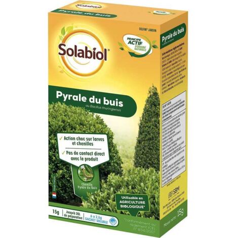 Insecticida solabiol pyrale du buis biológico 15g (1/5)