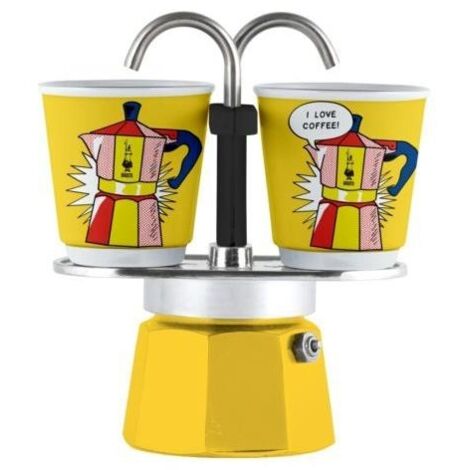 Cafetera bialetti mini express lichtenstein 2 tazas manual espresso (1/5)
