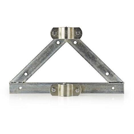 Soporte mural nedis acero galvanizado diámetro 32-42 mm (1/4)