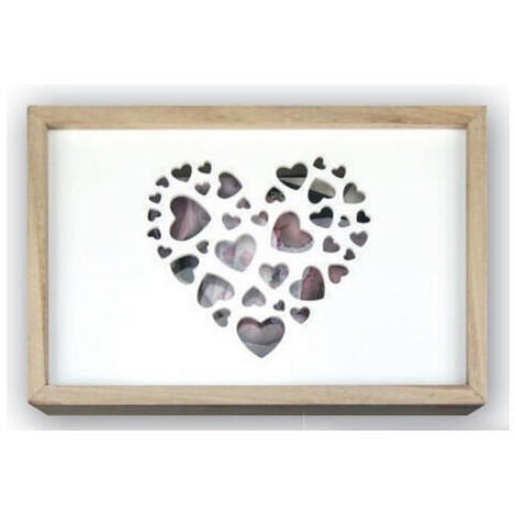 Zep CZ1268 - Caja Love Box USB de madera con tapa deslizante de madera, color blanco (1/2)