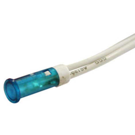 Piloto LED 7,2mm 230V Con Cables De 200mm Color AZUL (1/2)