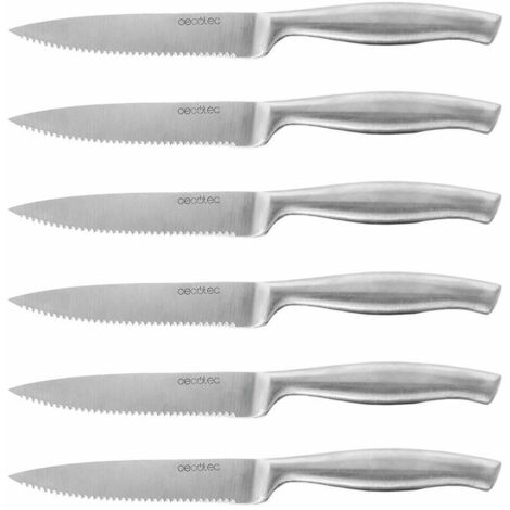 Juego de cuchillos de carne Cecotec 6 piezas acero inoxidable 12 cm (1/2)