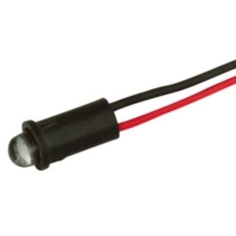Piloto LED 5mm 12V Intermitente Amarillo (1/2)