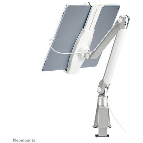 Soporte para tablet neomounts tablet-d100silver aluminio inclinable giratorio (1/4)