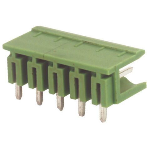 Regleta Conexion Macho C.I. 2Pin Acodado Paso 5,08mm (1/2)