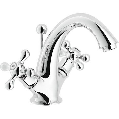 Grifo lavabo Nobili grazia grc5118/6cr cartucho cerámico desagüe incluido (1/4)
