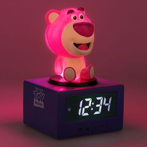 Reloj luminoso Paladone Lotso alarma suave luz nocturna (1/2)