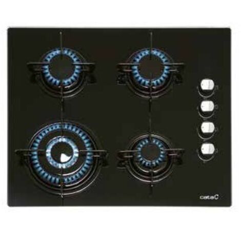 Cata CI 631 BK - Encimera De Gas 08041412 4 Zonas Coccion Ancho 60 Cm Gn (1/2)