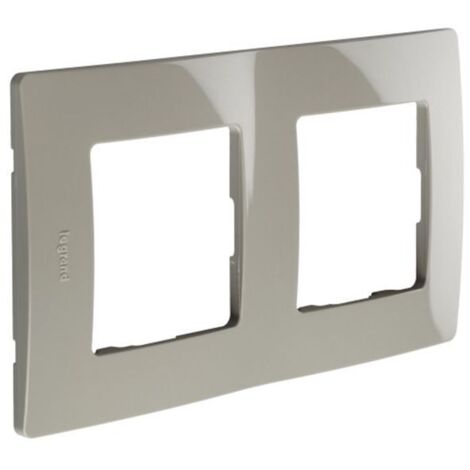 Marco Legrand niloe 2 enchufes termoplástico 86x159 mm (1/2)