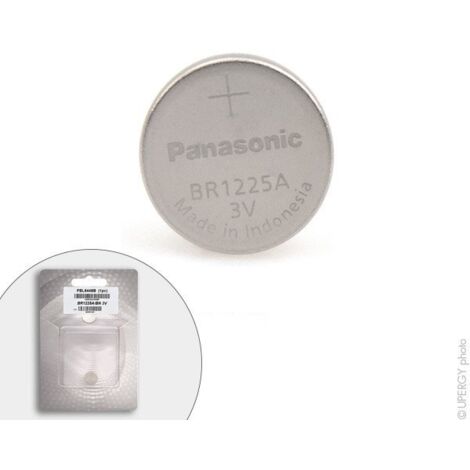 Panasonic - Pila botón litio blister BR1225A/BN PANASONIC 3V 48mAh (1/3)