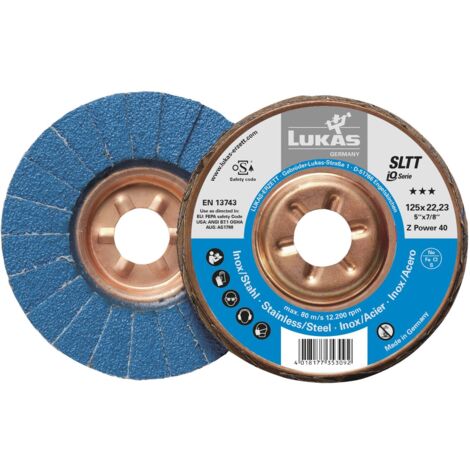 Disco flap Lukas sltt z power 125 mm grano 60 (1/5)