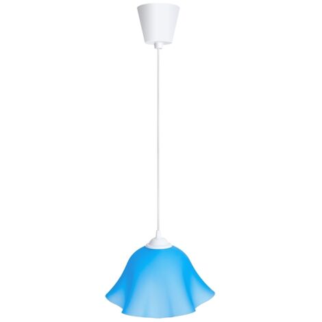 Lámpara de techo colgante Moderna, Aigostar 1m Lámpara Colgante de Forma de Pétalo,Casquillo de Bombilla E27,Lámpara de Techo Industrial Para Cocinas,Restaurantes,Dormitorios,Ø250 mm (1/5)