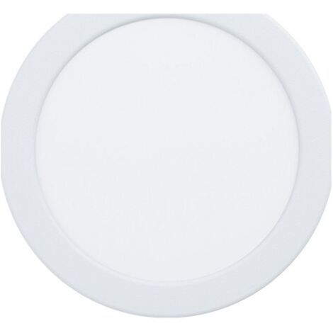 Iluminación empotrable Eglo Fueva 5 Forma Redonda Ø 16 cm. Salón, cocina y baño. Estilo moderno. Acero y Plástico. Color blanco (1/2)