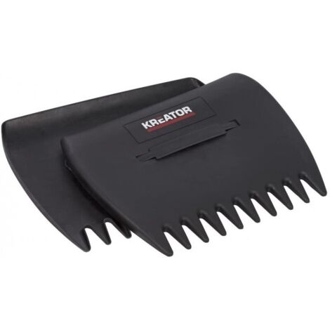 Herramienta de jardinería kreator krtgr7055 cabeza ancha púas flexibles (1/3)