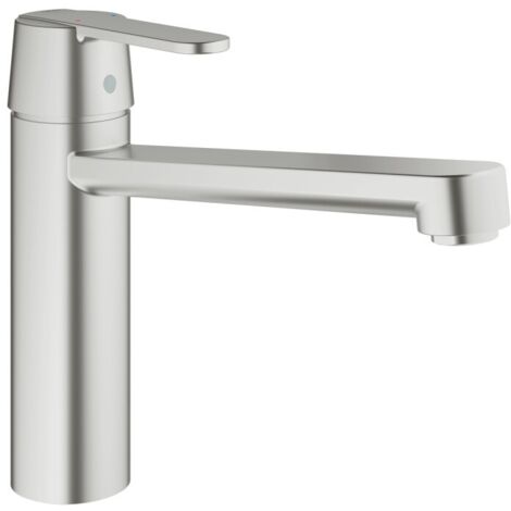 GROHE Get batidora de cocina Caño bajo Supersteel (1/2)