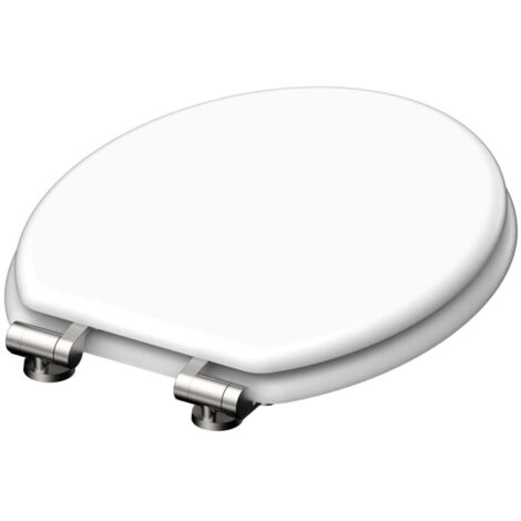 Asiento de inodoro WHITE núcleo de Madera SCHÜTTE (1/3)