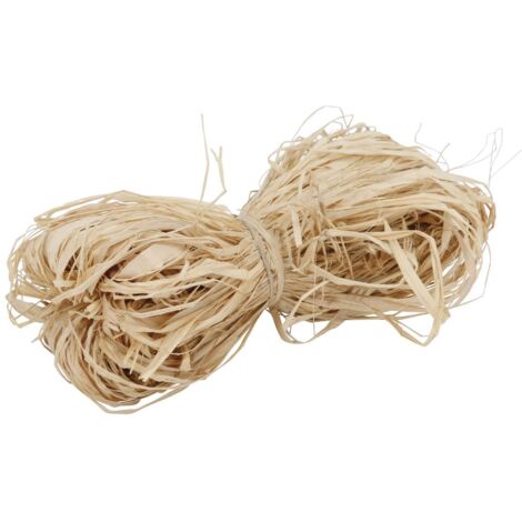 GREENGERS - HILO JARDINERÍA, RAFIA NATURAL 50 HILO, RAFIA JARDÍN 50 HILO, 50G DE HILO NATURAL - ID AL PARA ATAR, (1/4)