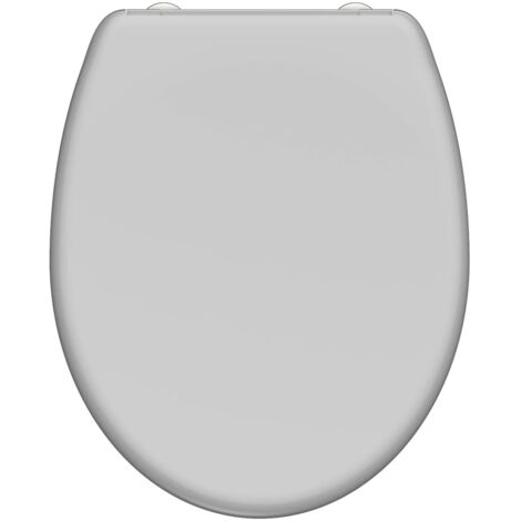 Tapa WC cierre suave liberación rápida GREY duroplast SCHÜTTE (1/5)