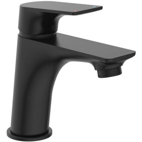 Grifo monomando de lavabo BOSTON negro mate SCHÜTTE (1/5)