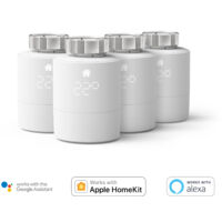 Termostato programable tado smart radiator thermostat - quattro blanco (4 unidades)