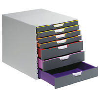 Durable Varicolor 7 cajones gris multicolor para escritorio