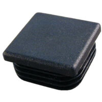 TAPÓN INTERIOR PLASTICO CUADRADO 20MM NEGRO - FORTAPS - 15-20X20