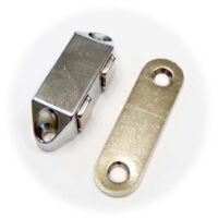 Loqueteaux POLAIR en applique force 4 dimensions 49x16mm acier nickelé OUTILLAGE PROGRESS LM5103